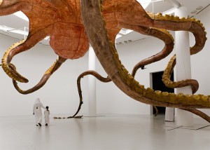 Giant Suspended Octopus Monster Sculpture (Huang Yong Ping)